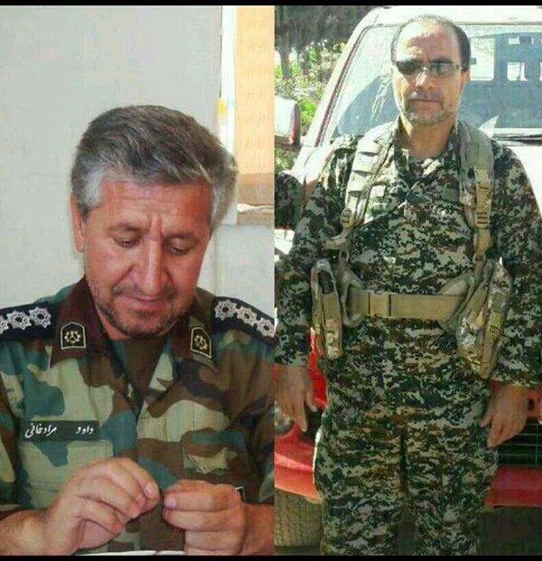عاجل ضحايا الفرس: مقتل عقيدين الجيش الايراني بسوريا بريف تدمر