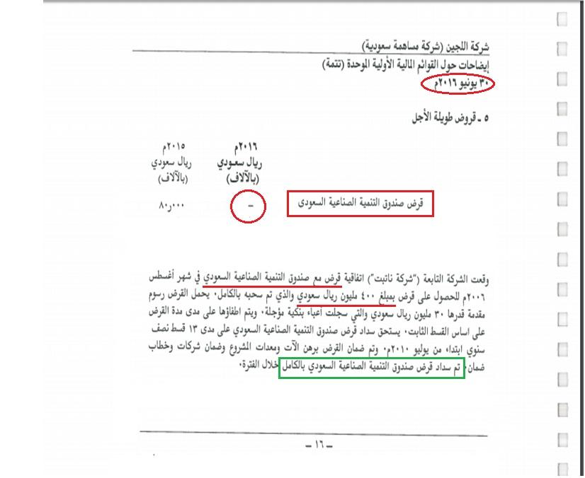 مبروك الآن أعلان شركة اللجين 》》》》 وفالكم الخير الآحد